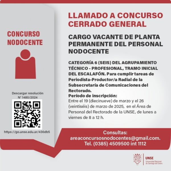 Concurso periodista radial