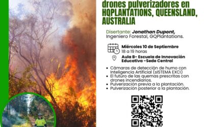 Webinar internacional sobre drones y manejo del fuego en la facultad de ciencias forestales